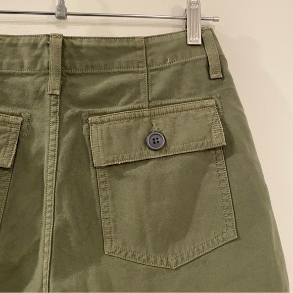 Citizens Of Humanity Meghan Surplus Combat Green Cargo Shorts - Picture 10 of 15